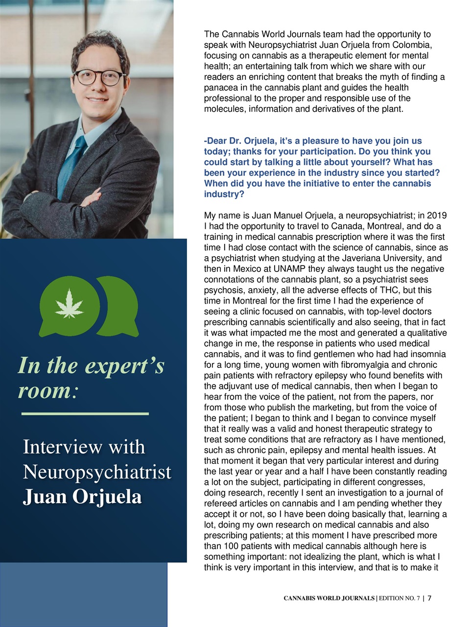 Cannabis World Journals Preview Pages