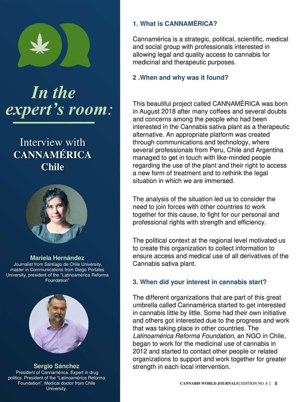 Cannabis World Journals Preview Pages