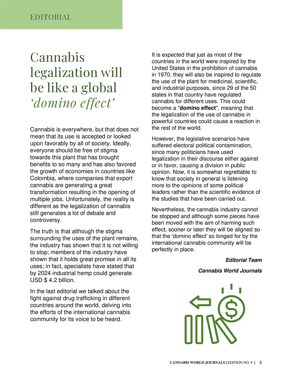 Cannabis World Journals Preview Pages