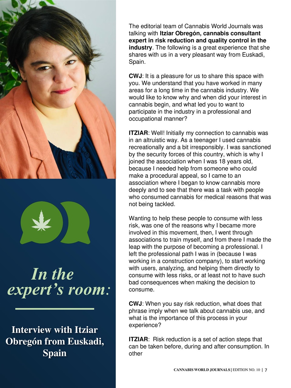 Cannabis World Journals Preview Pages