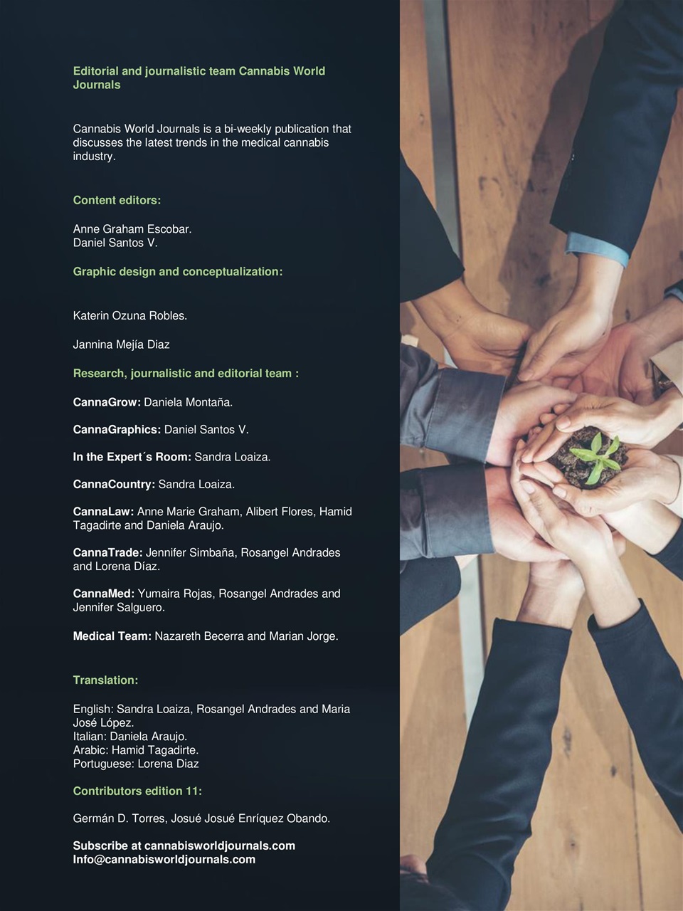 Cannabis World Journals Preview Pages