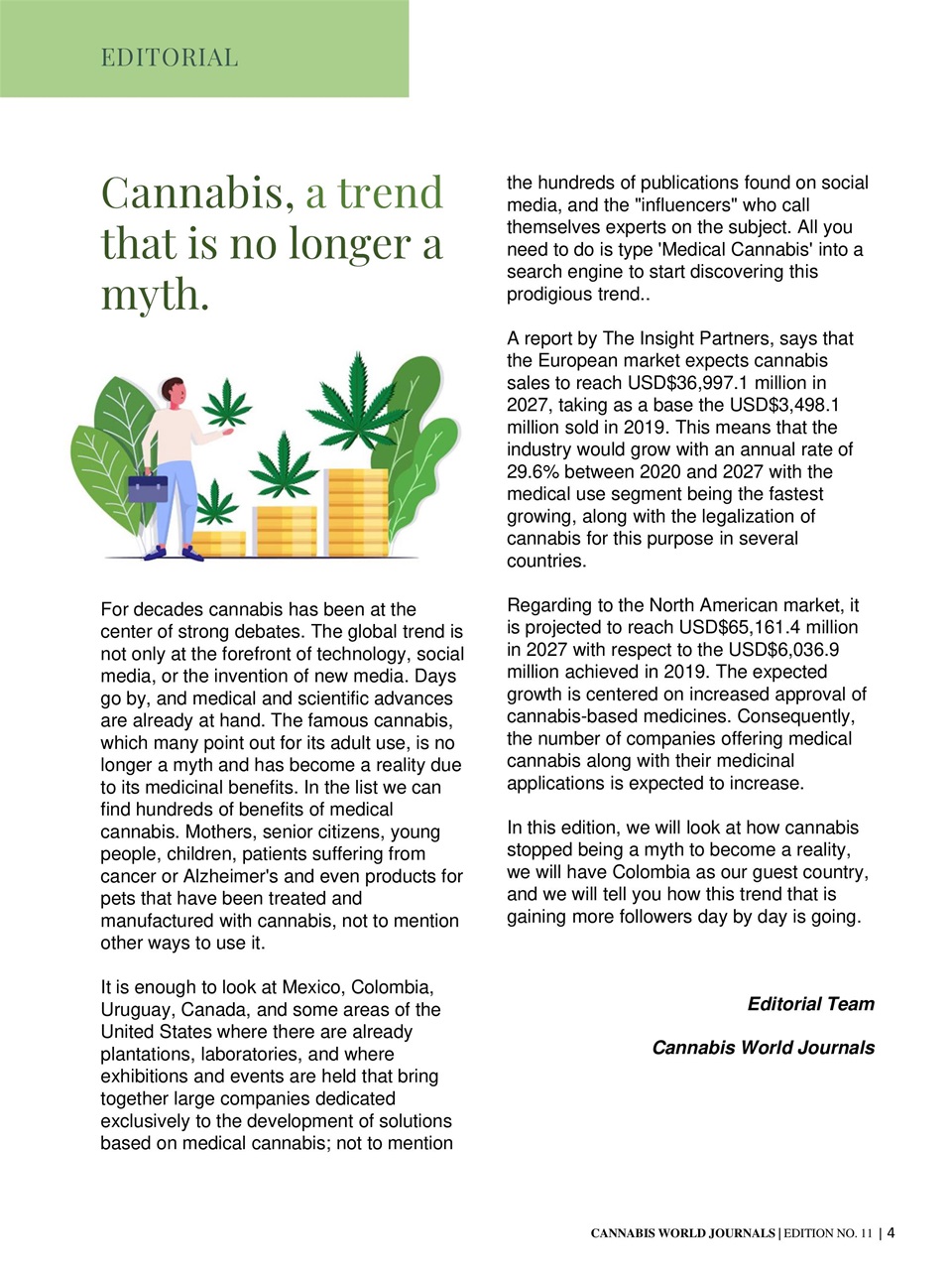 Cannabis World Journals Preview Pages