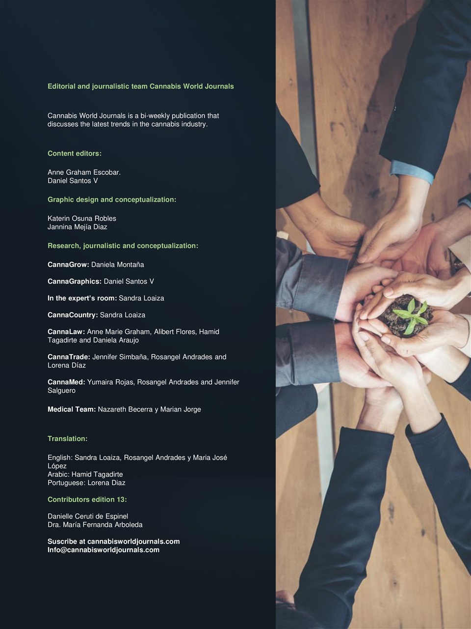 Cannabis World Journals Preview Pages