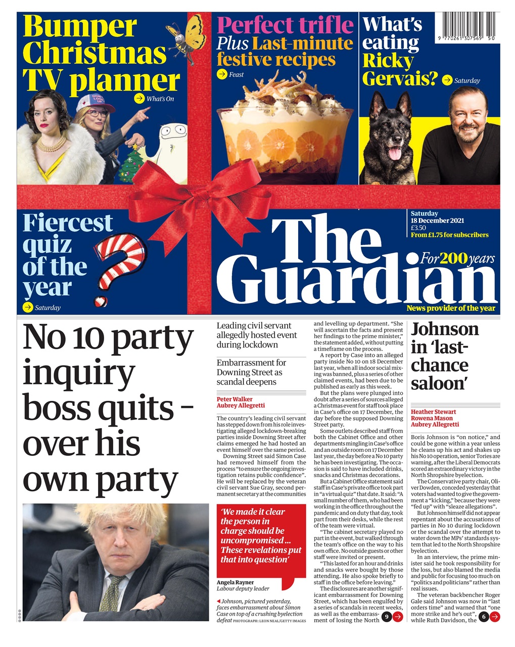 The Guardian Newspaper Preview Pages