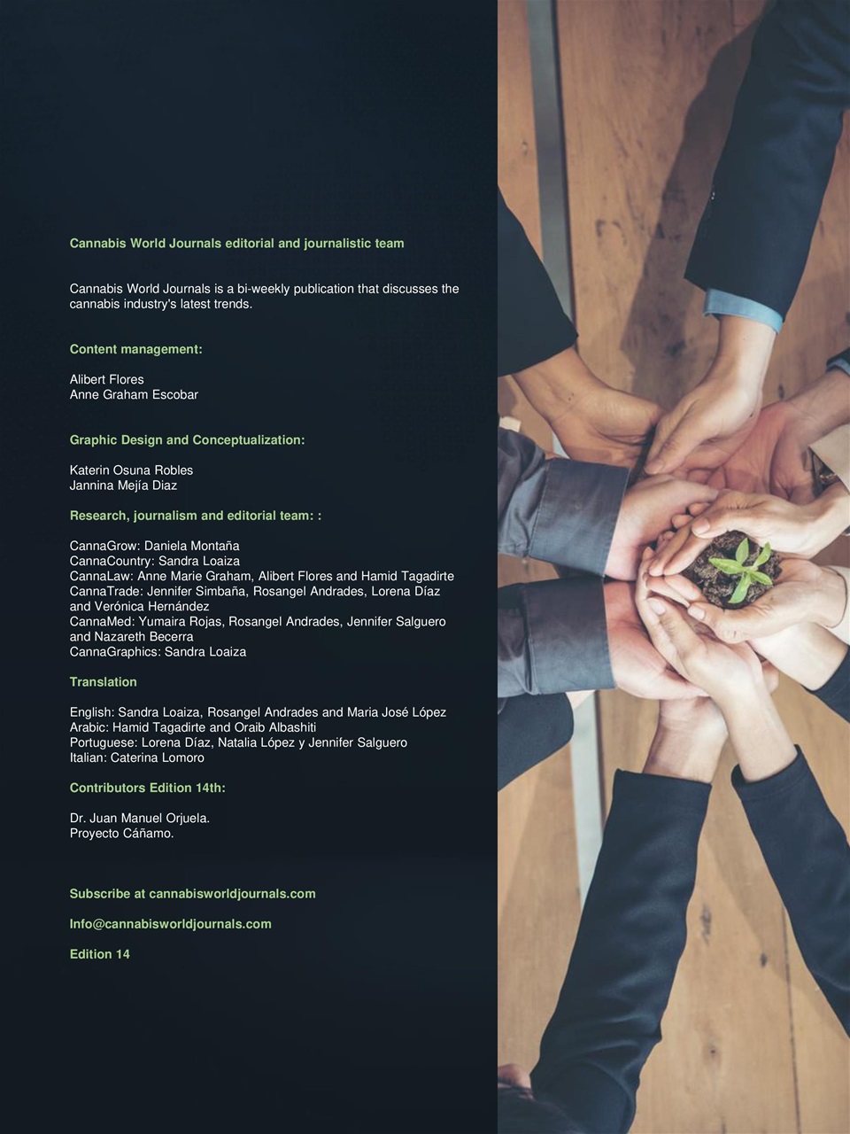 Cannabis World Journals Preview Pages