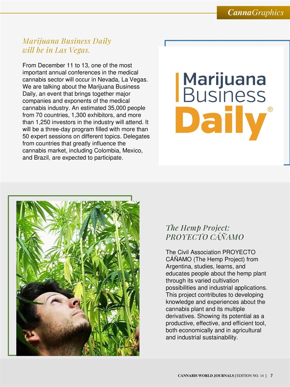 Cannabis World Journals Preview Pages