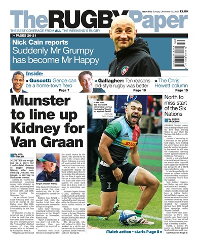 The Rugby Paper issue 19 Dec 2021
