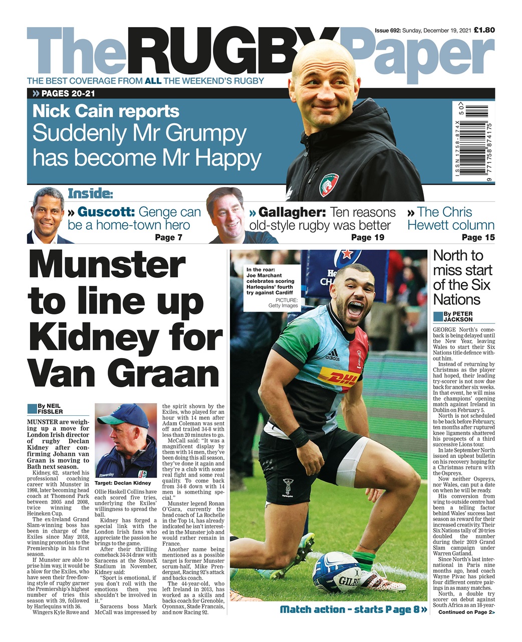 The Rugby Paper Preview Pages