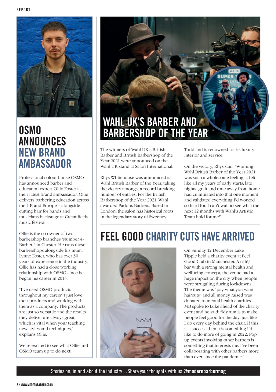 Modern Barber Preview Pages