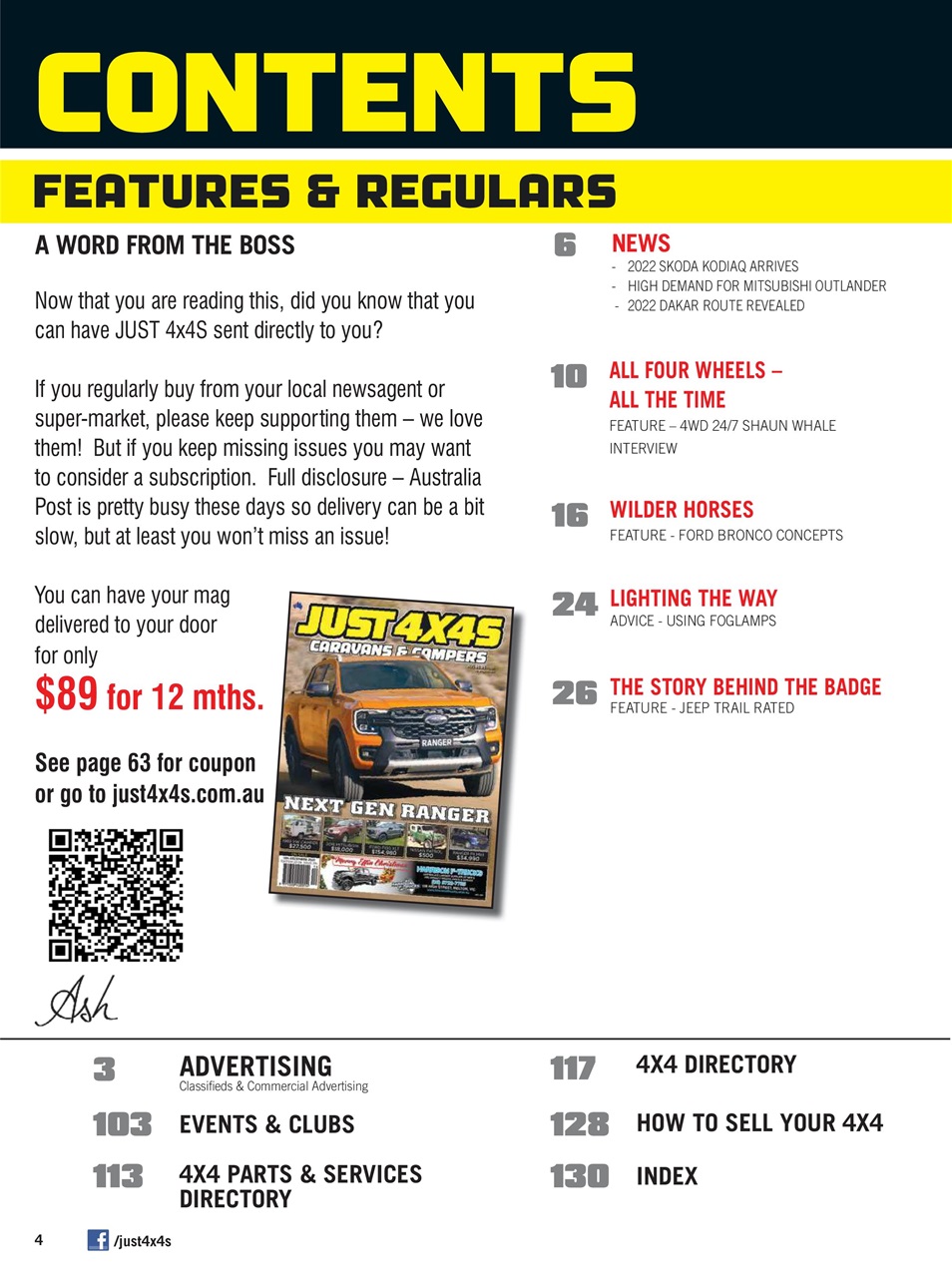 JUST 4X4S Preview Pages