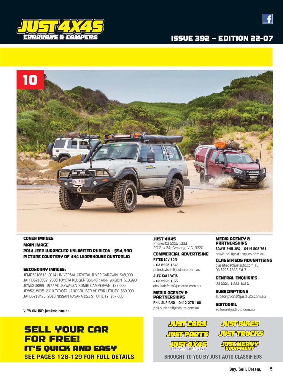 JUST 4X4S Preview Pages