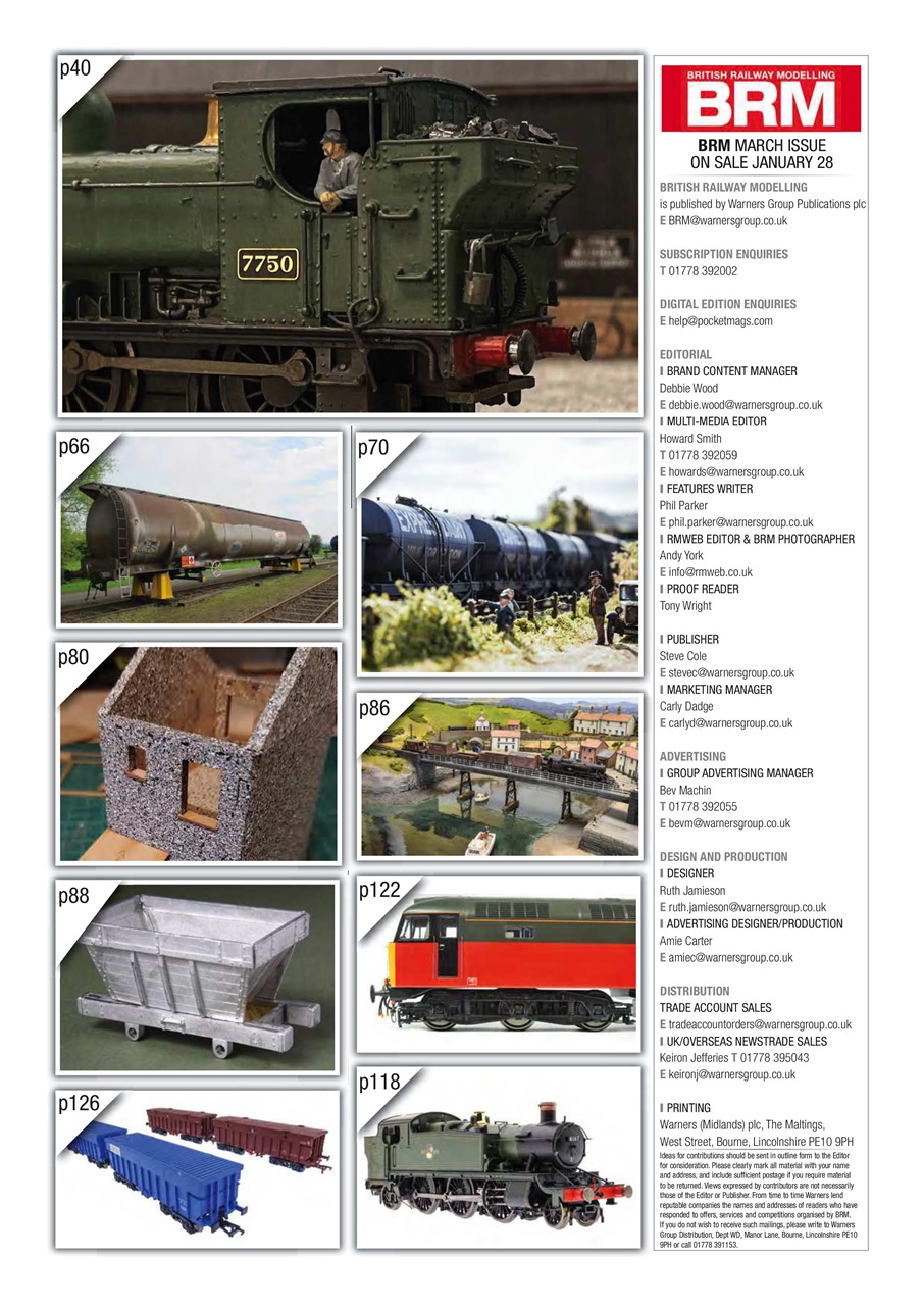 British Railway Modelling (BRM) Preview Pages
