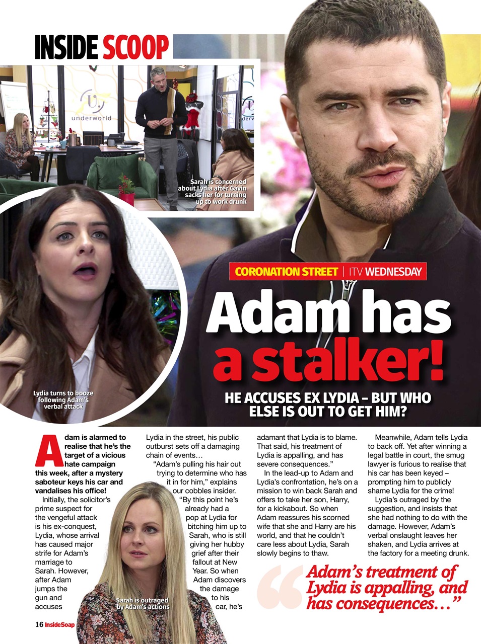 Inside Soap Preview Pages