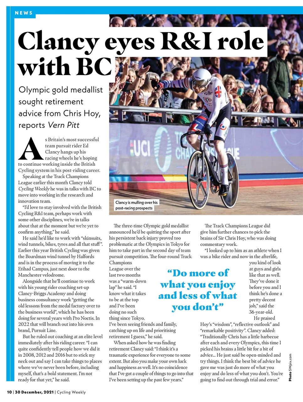 Cycling Weekly Preview Pages