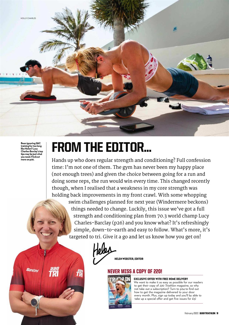 220 Triathlon Magazine Preview Pages