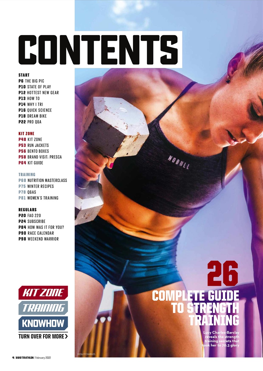 220 Triathlon Magazine Preview Pages