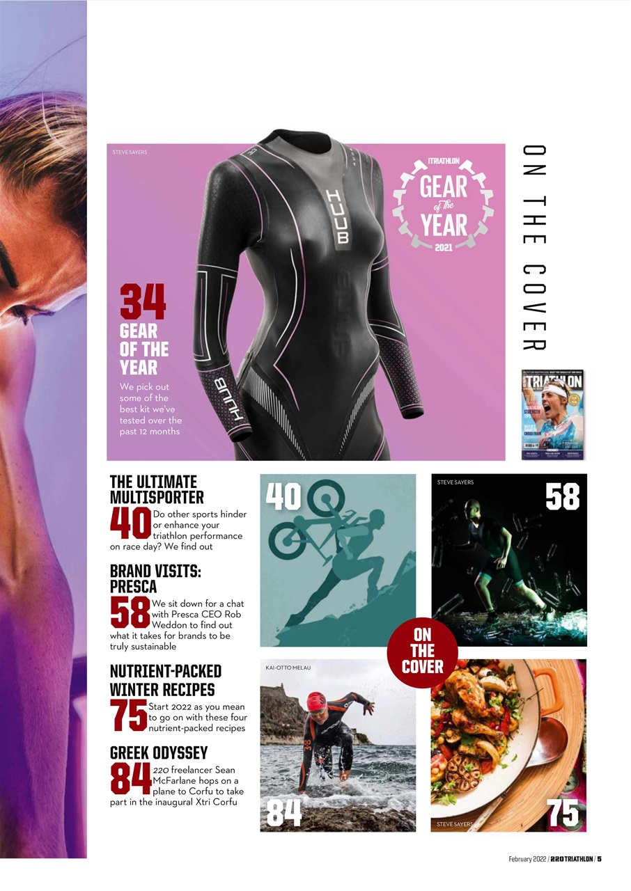 220 Triathlon Magazine Preview Pages