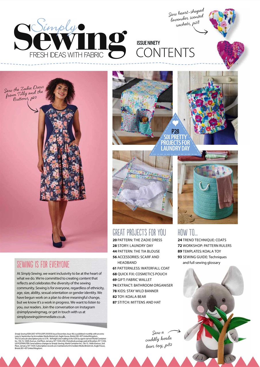 Simply Sewing Preview Pages