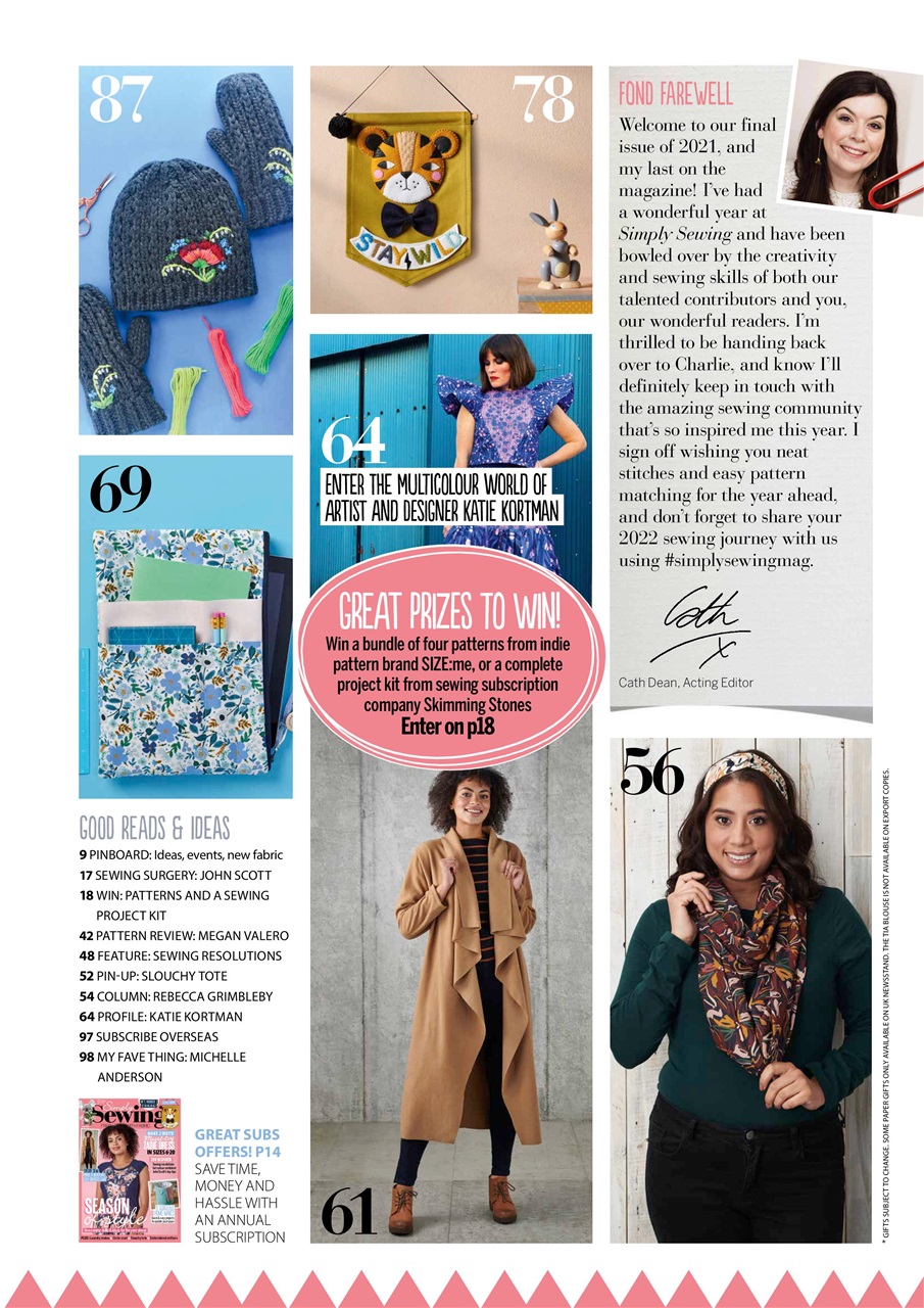 Simply Sewing Preview Pages