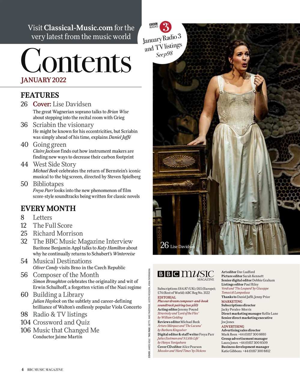 BBC Music Magazine Preview Pages