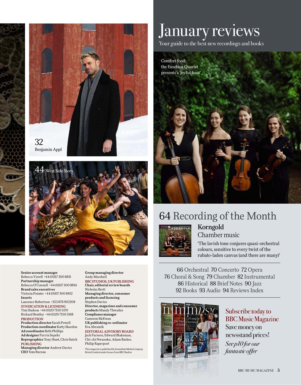 BBC Music Magazine Preview Pages