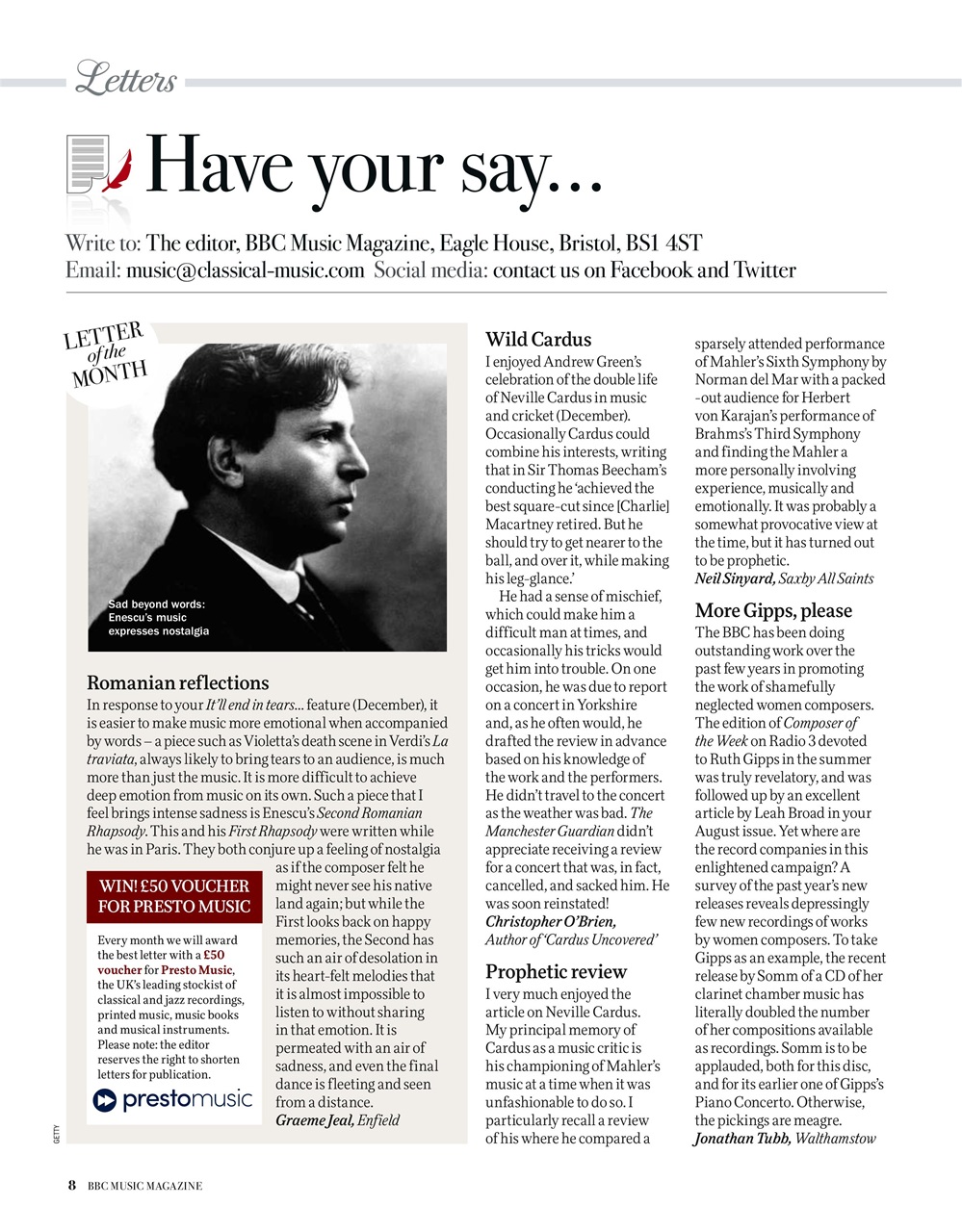 BBC Music Magazine Preview Pages