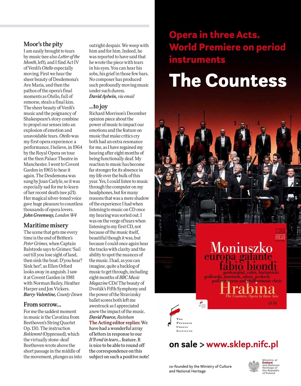 BBC Music Magazine Preview Pages