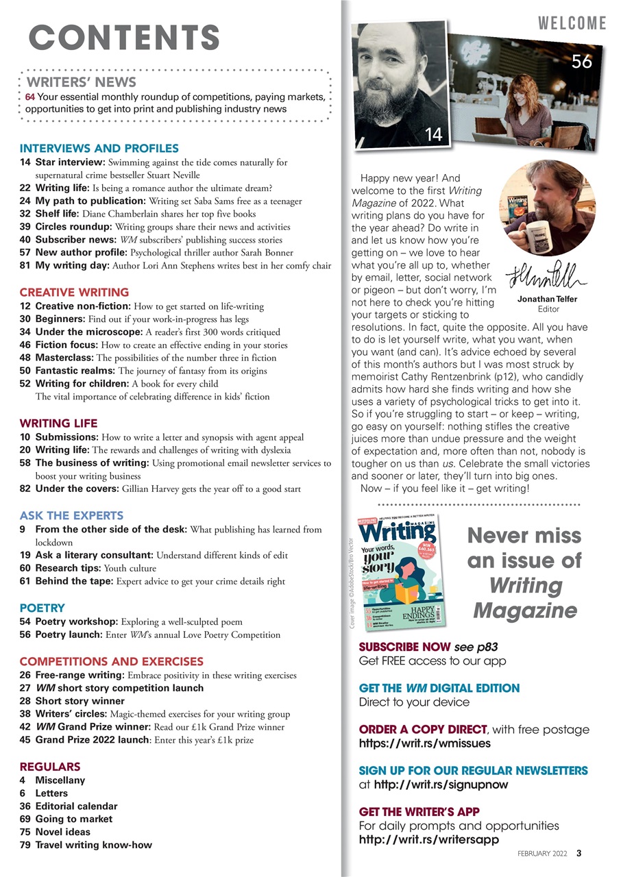 Writing Magazine Preview Pages