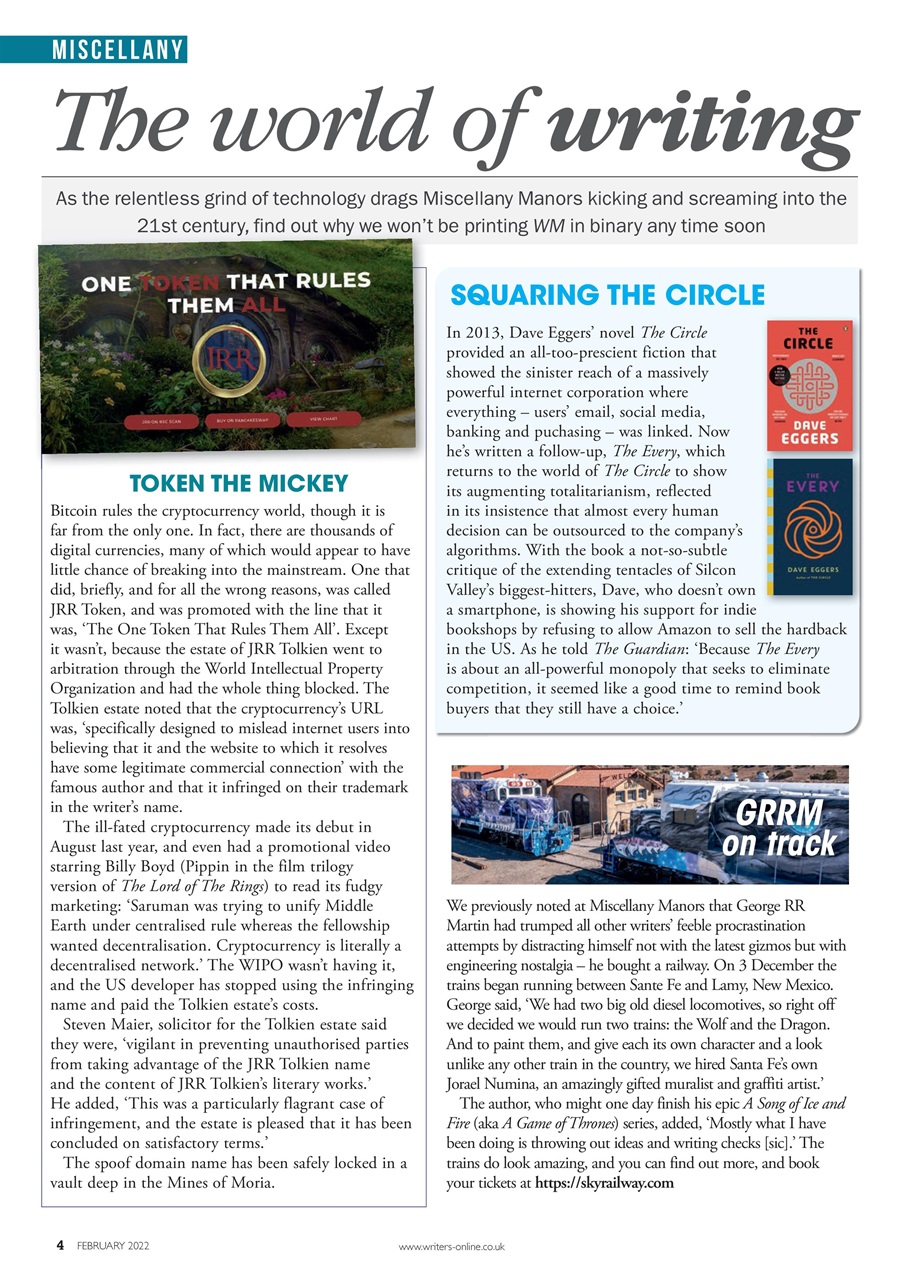 Writing Magazine Preview Pages