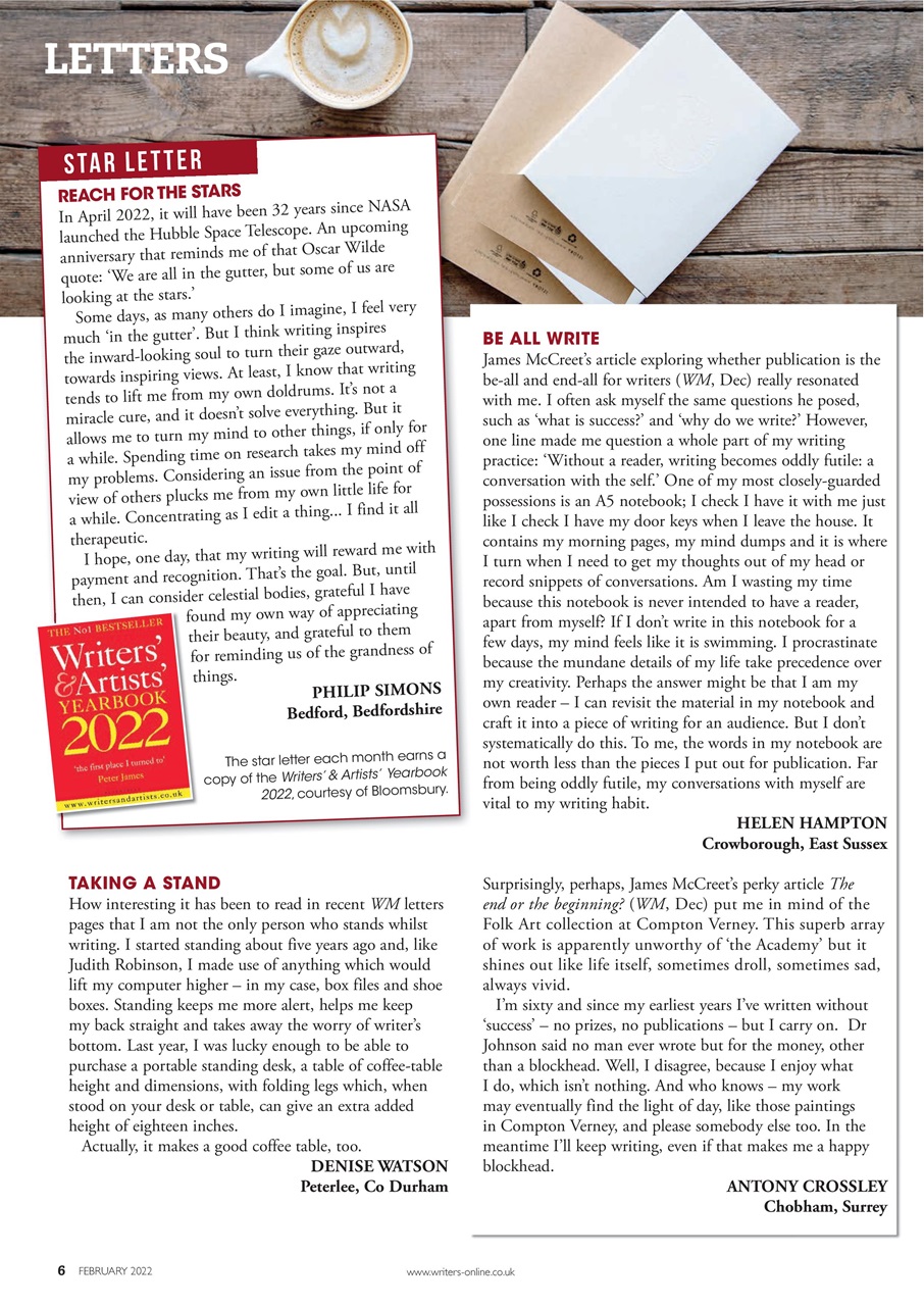 Writing Magazine Preview Pages