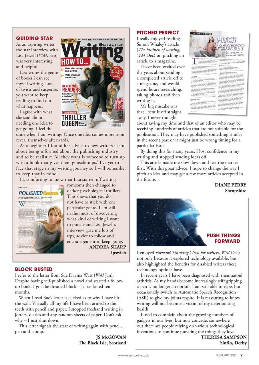 Writing Magazine Preview Pages