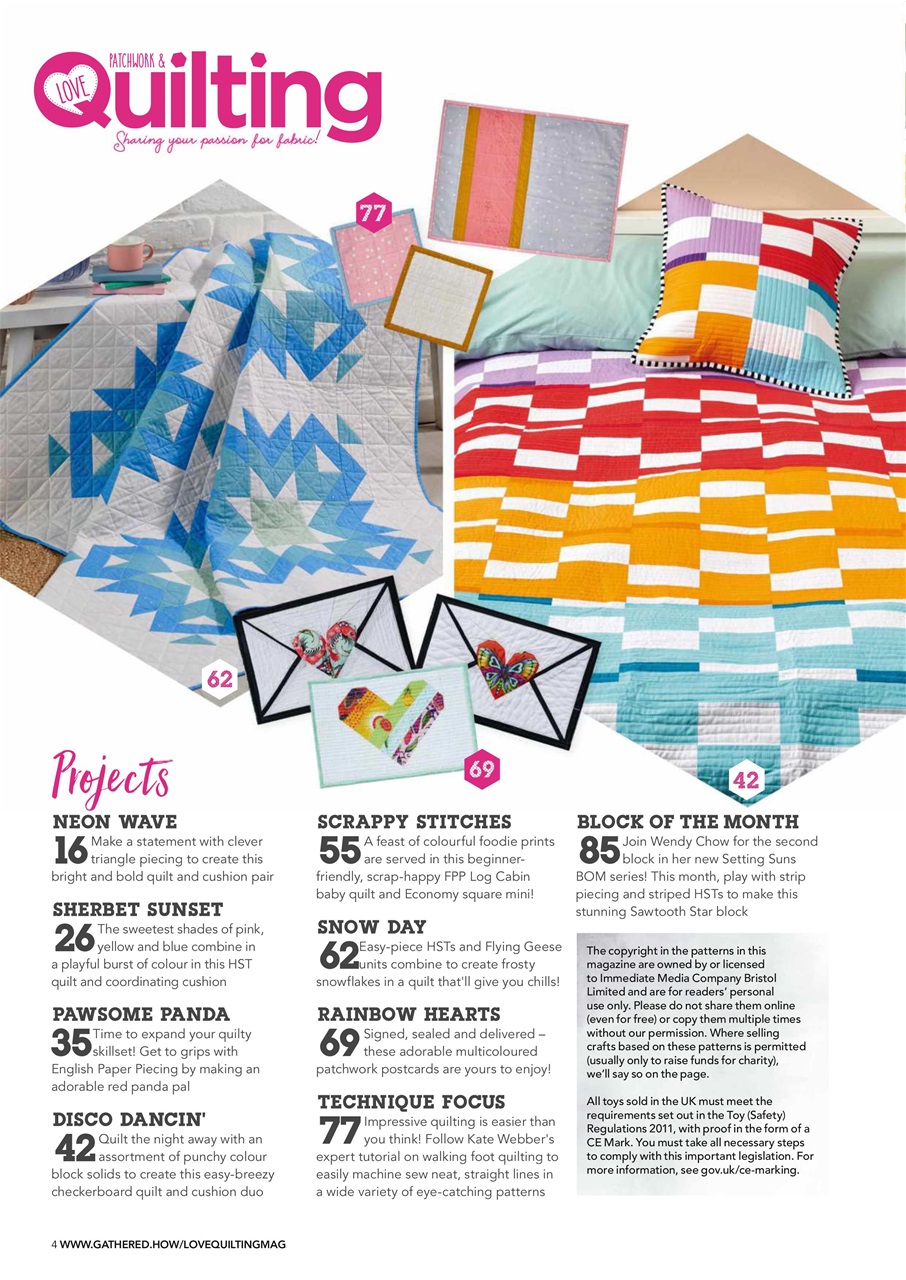 Love Patchwork & Quilting Preview Pages