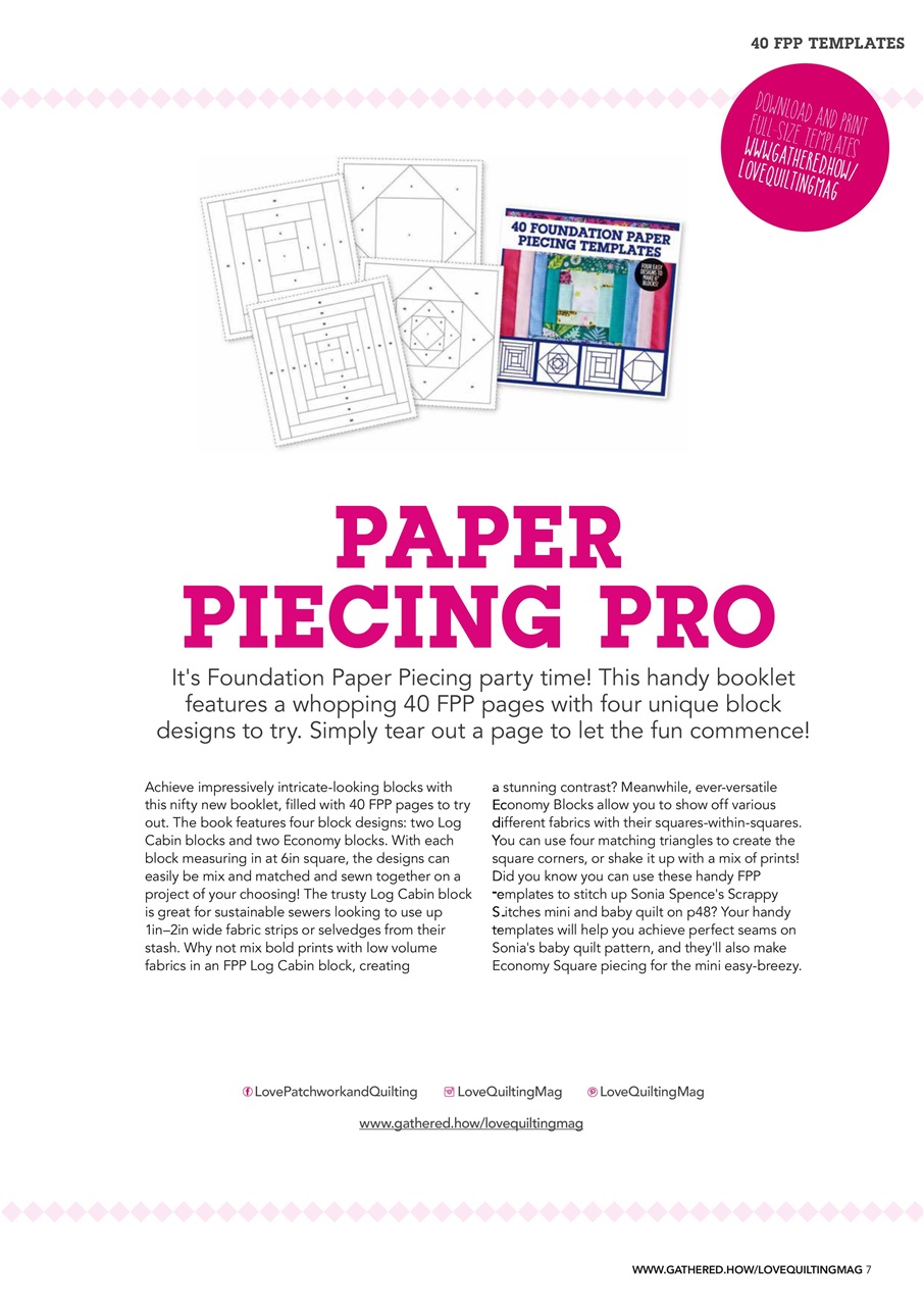 Love Patchwork & Quilting Preview Pages