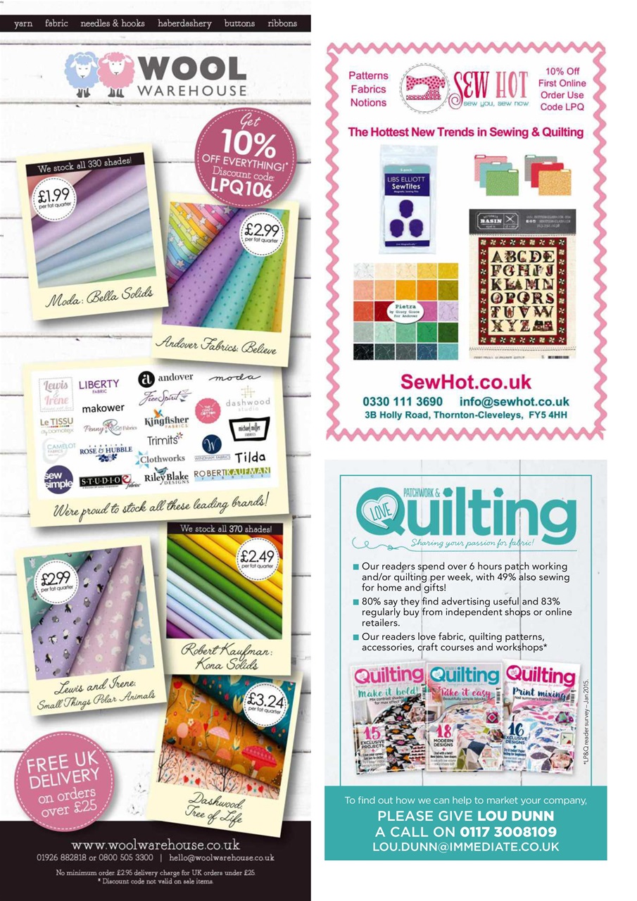 Love Patchwork & Quilting Preview Pages