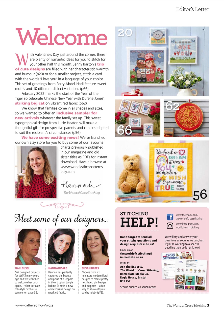 The World of Cross Stitching Preview Pages