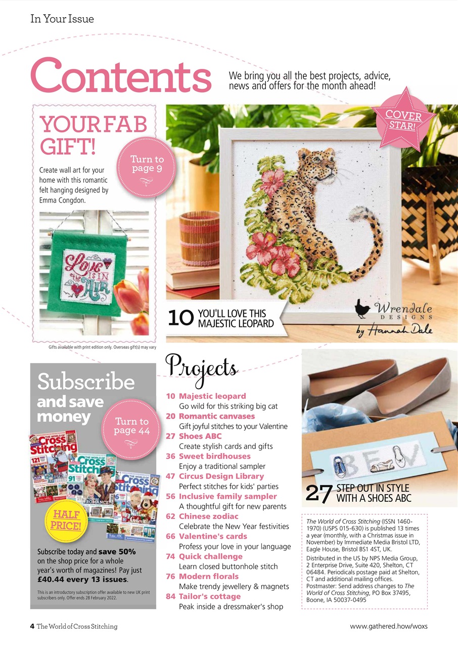 The World of Cross Stitching Preview Pages