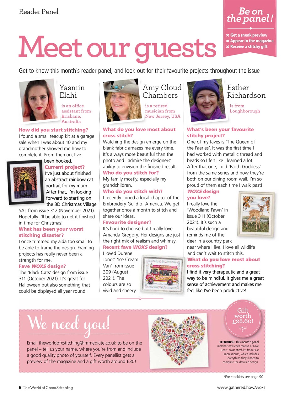 The World of Cross Stitching Preview Pages