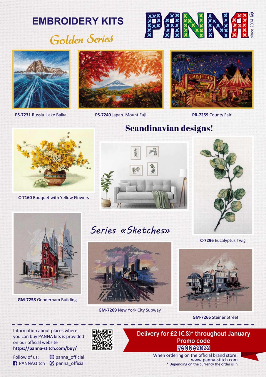 The World of Cross Stitching Preview Pages