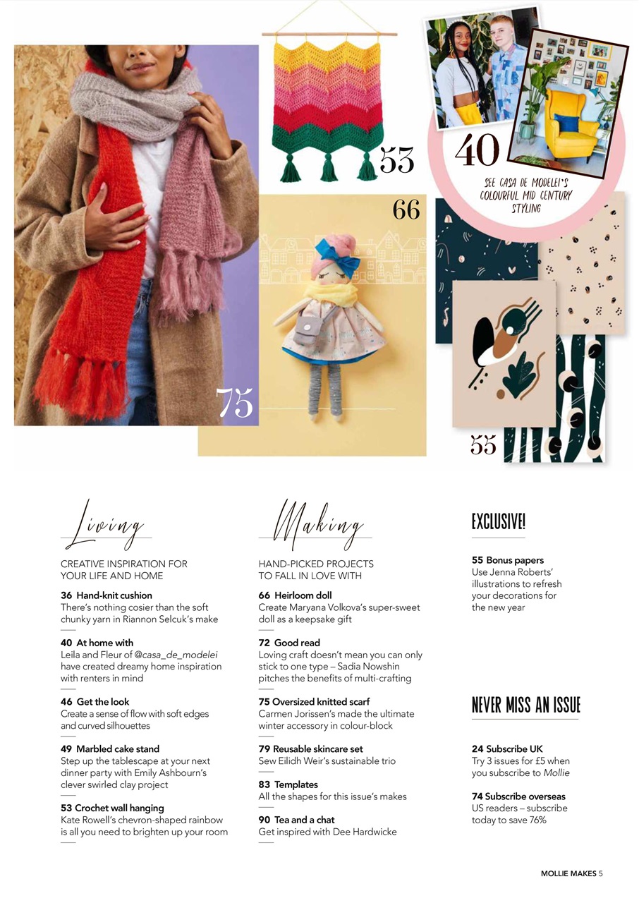 Mollie magazine Preview Pages