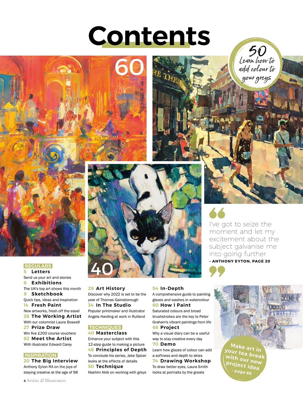 Artists & Illustrators Preview Pages