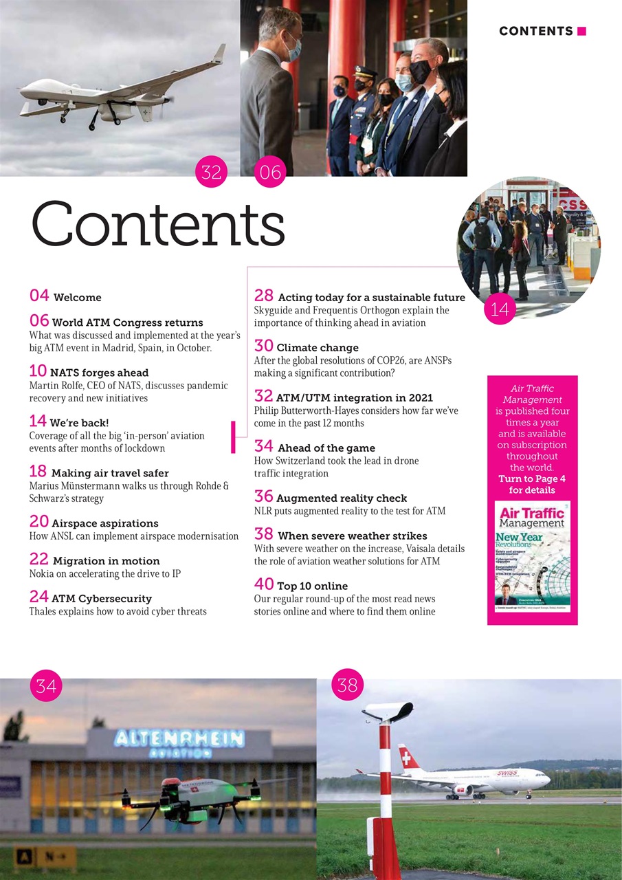 Air Traffic Management Preview Pages