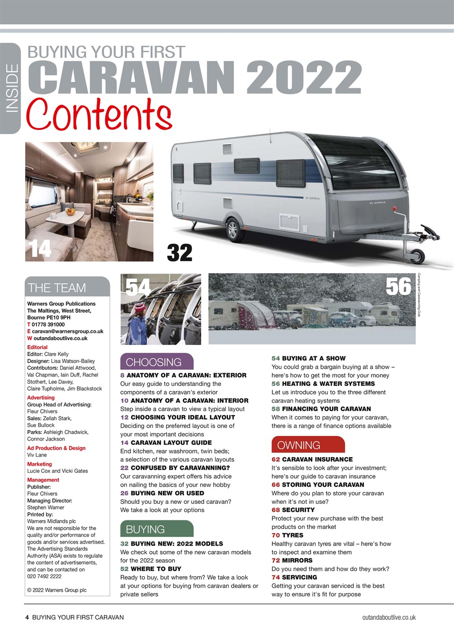 Buying Your Perfect Caravan Preview Pages