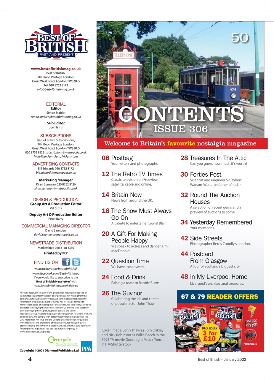 Best of British Preview Pages