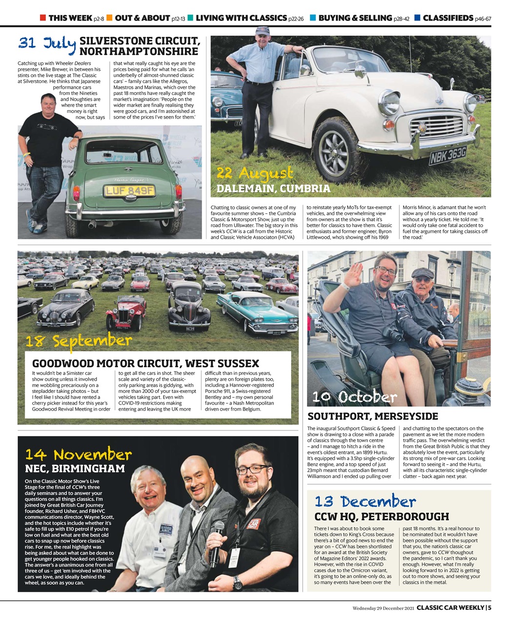 Classic Car Weekly Preview Pages