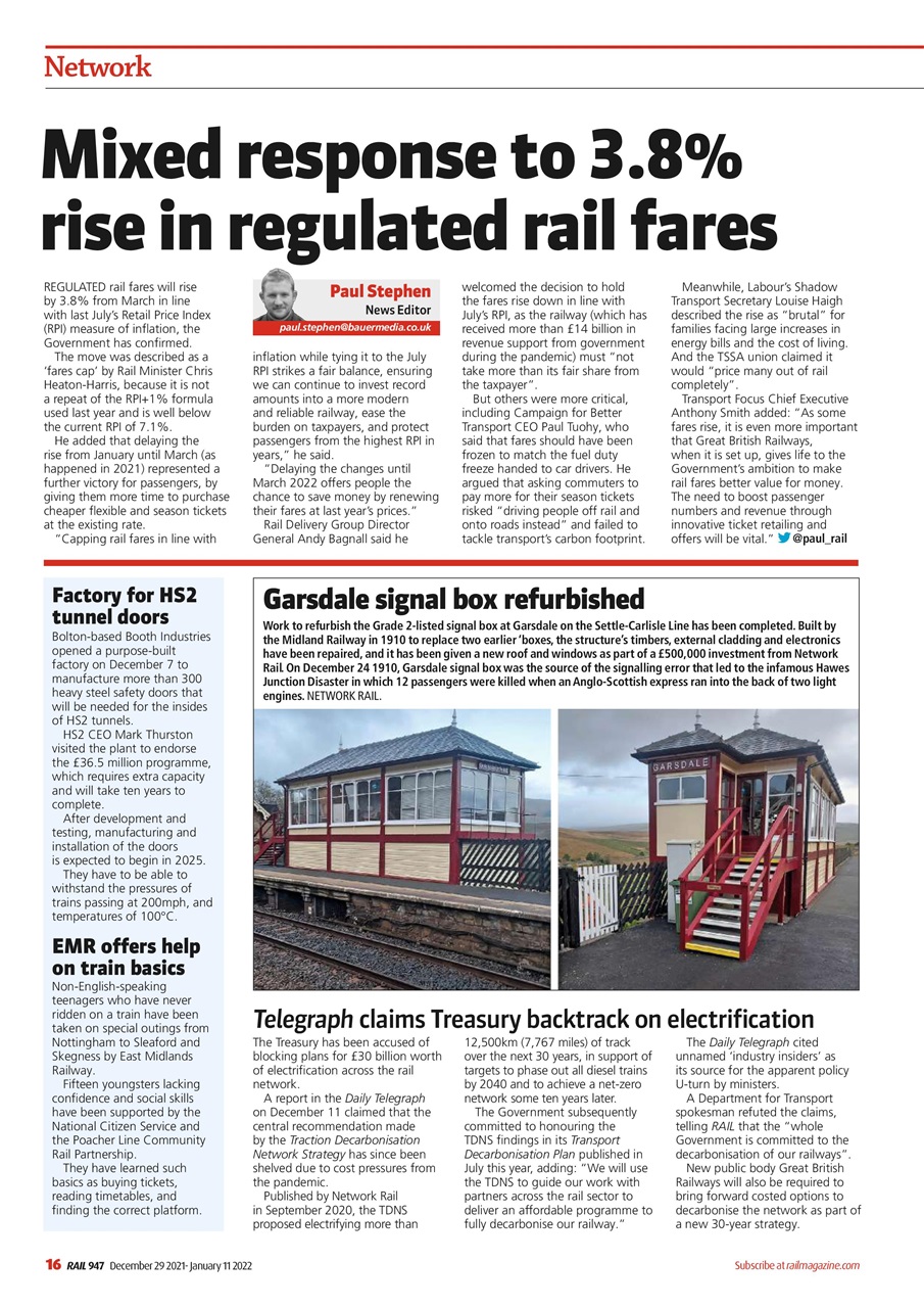 Rail Preview Pages