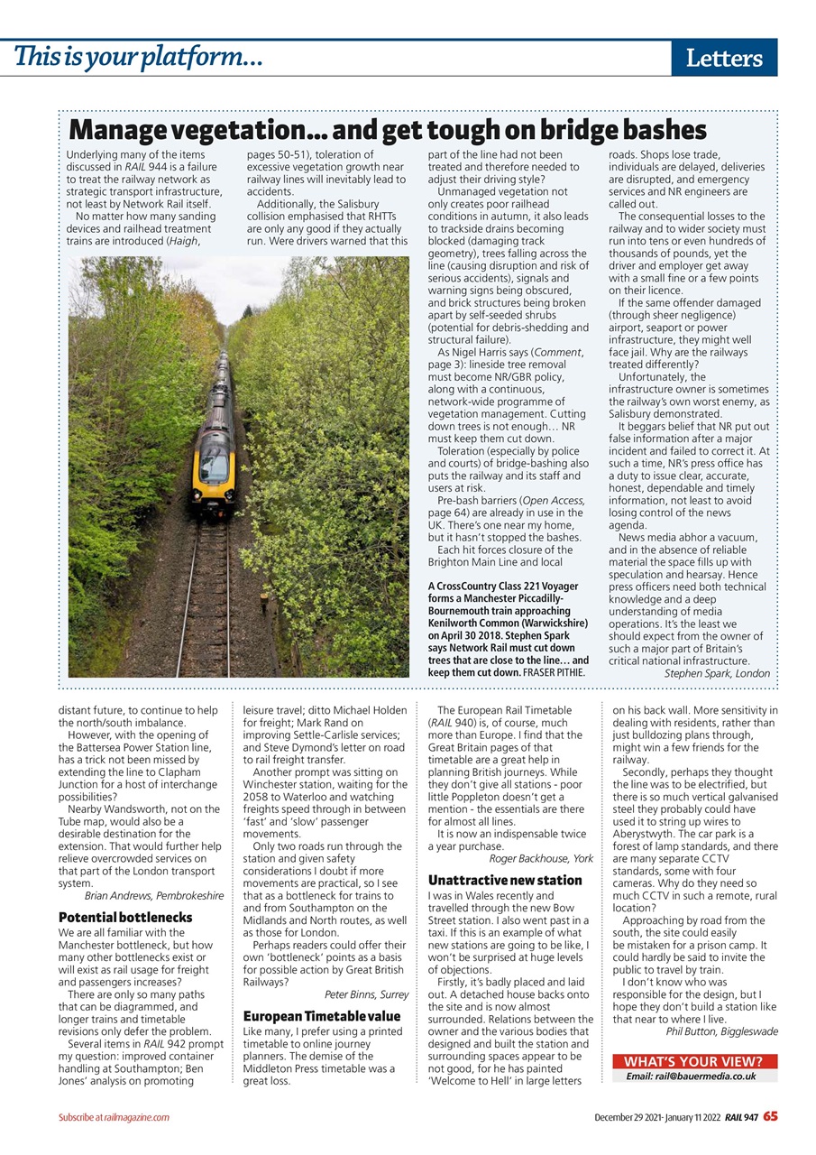 Rail Preview Pages