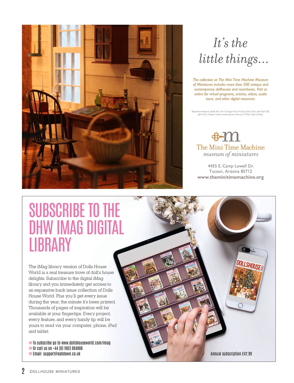 Dollhouse Miniatures Preview Pages