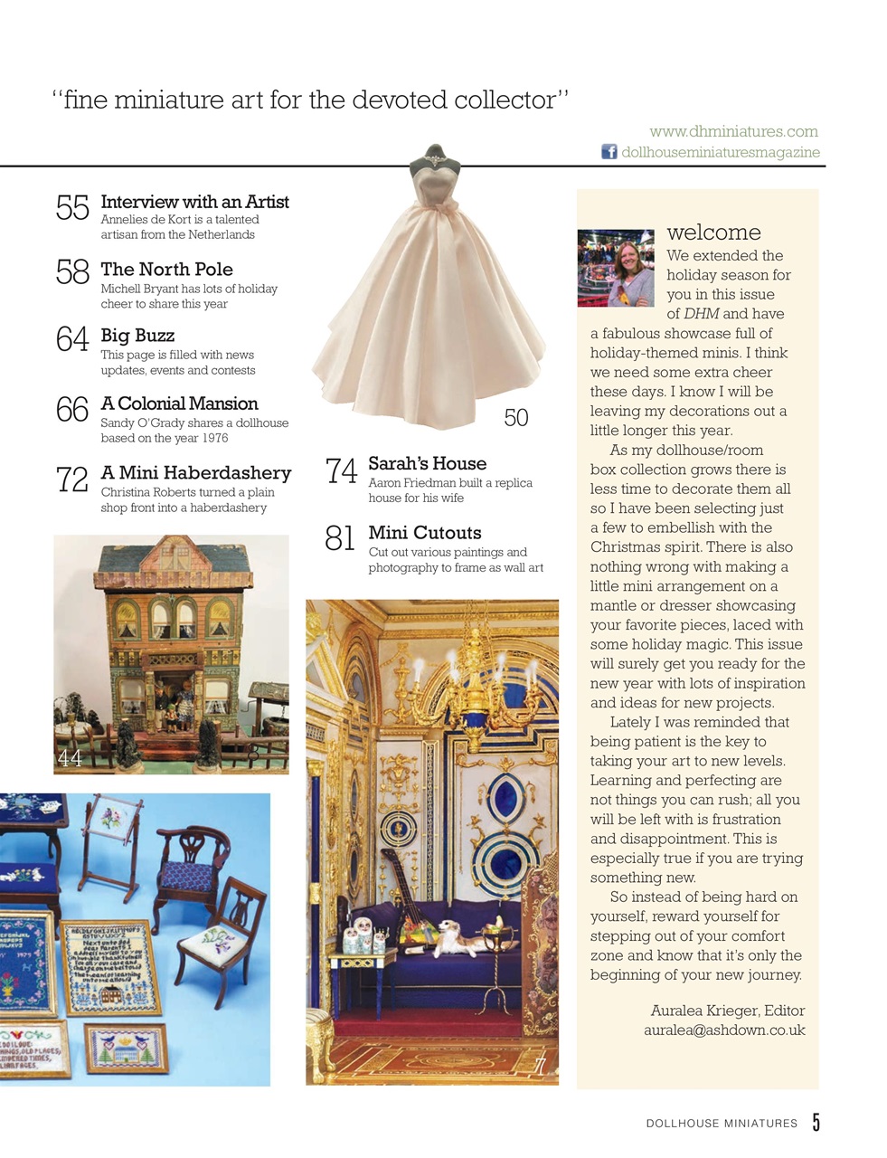 Dollhouse Miniatures Preview Pages