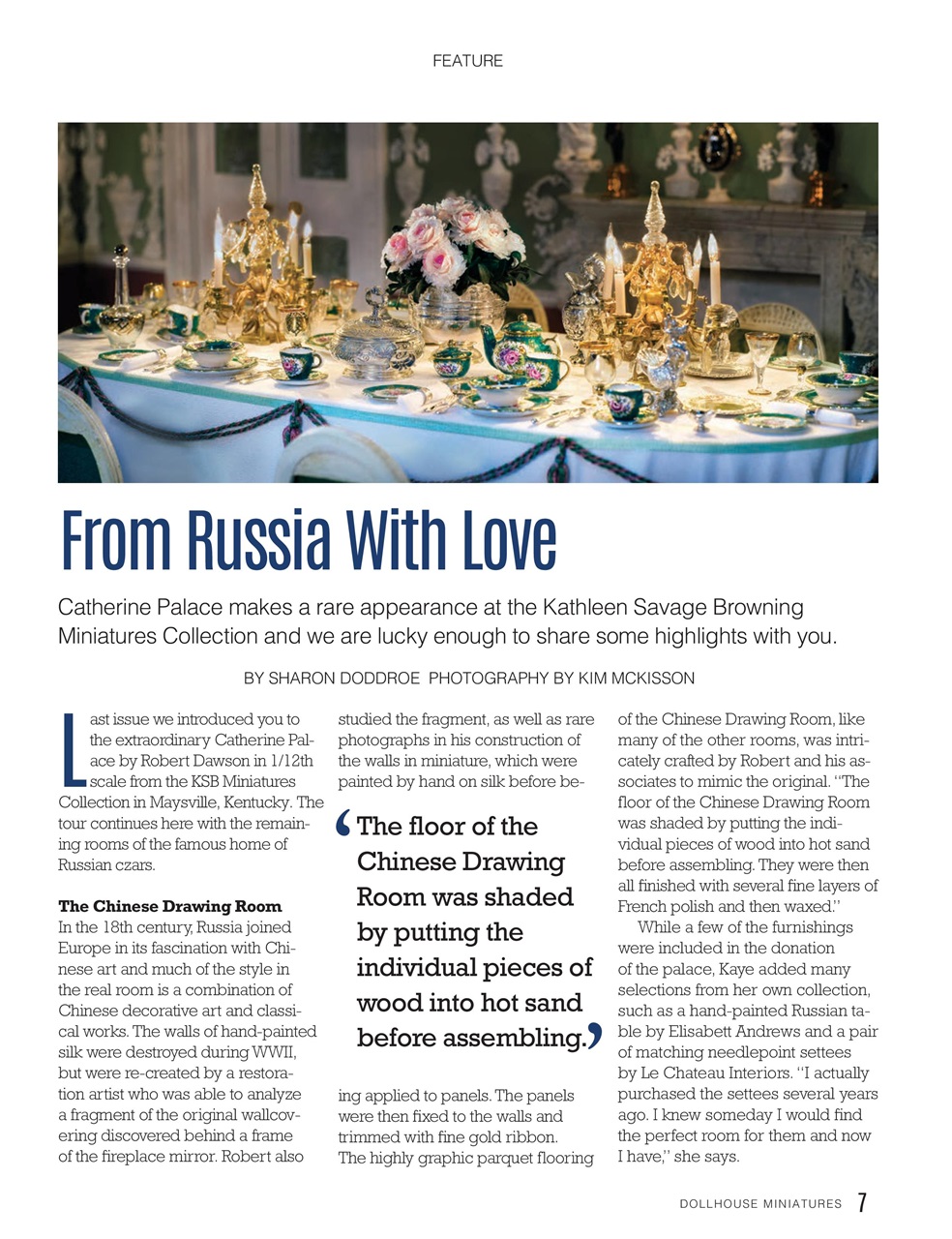 Dollhouse Miniatures Preview Pages