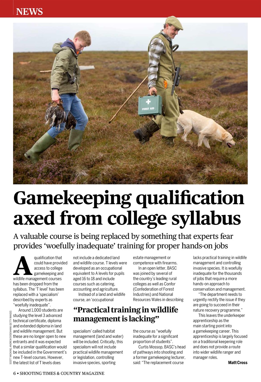 Shooting Times & Country Preview Pages